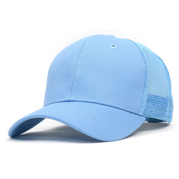 【正面刺繍代込み】SCAP012 スタンダード メッシュボールキャップSKYBLUE