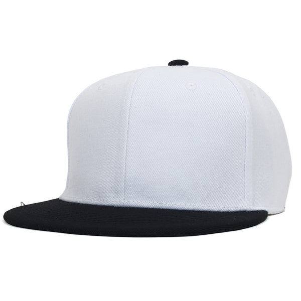 【正面刺繍代込み】SCAP001 スタンダード スナップバックWHITE_BLACK