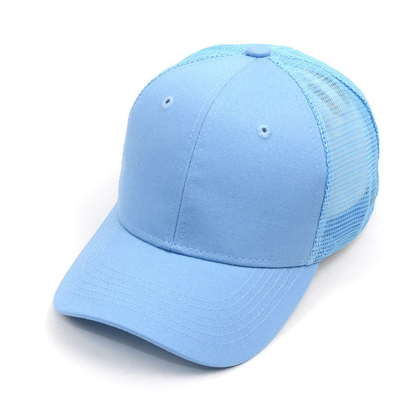 【正面刺繍代込み】SCAP012 スタンダード メッシュボールキャップSKYBLUE