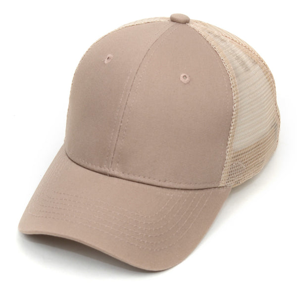 【正面刺繍代込み】SCAP013 スタンダード メッシュボールキャップBEIGE