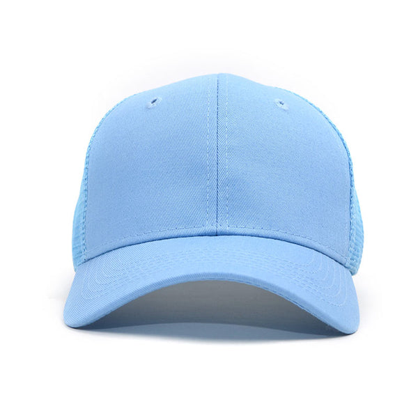 【正面刺繍代込み】SCAP012 スタンダード メッシュボールキャップSKYBLUE