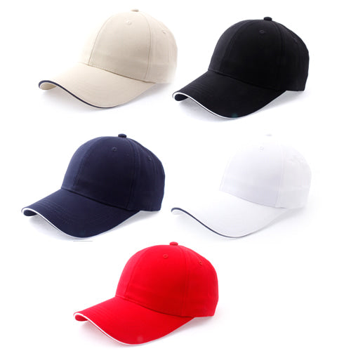 【正面刺繍代込み】CL-C61 サンドイッチラインキャップ〈通常タイプ〉(5Color)